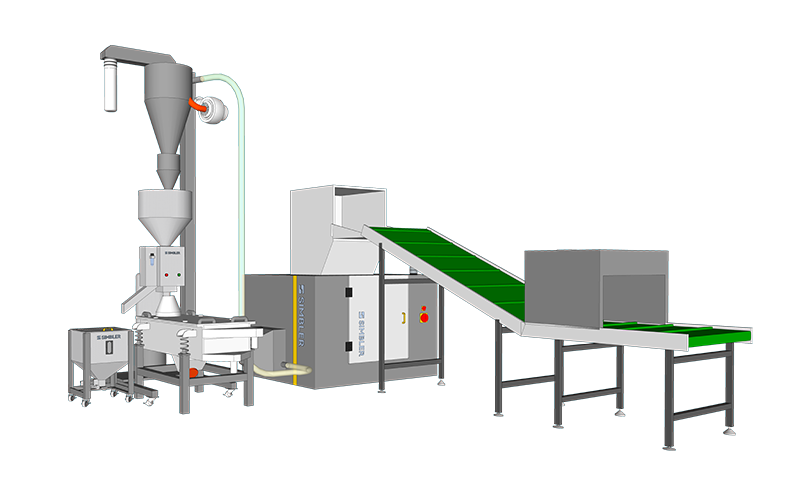 智能粉碎回收系統